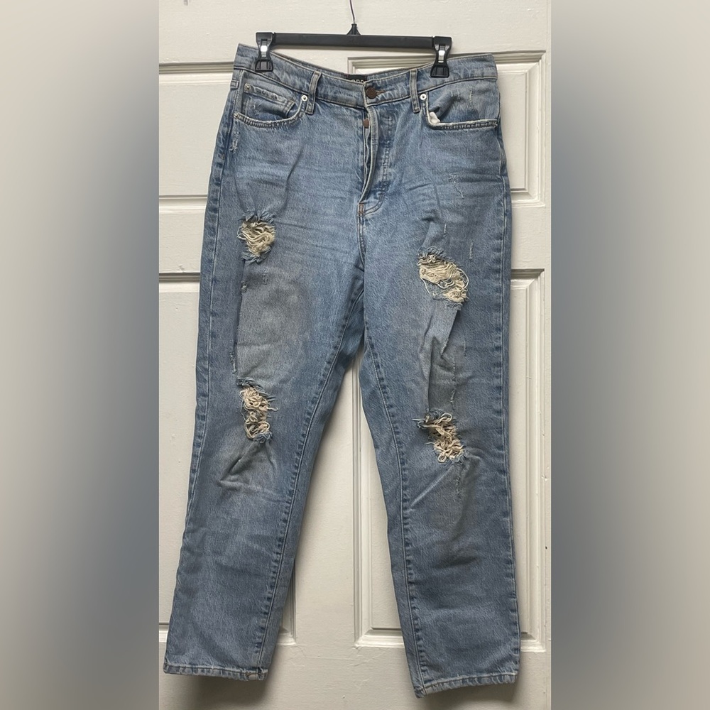 BDG Light Blue Distressed Boyfriend Jeans
